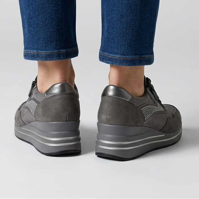 Tosca | Sneakers Comode con Zeppa