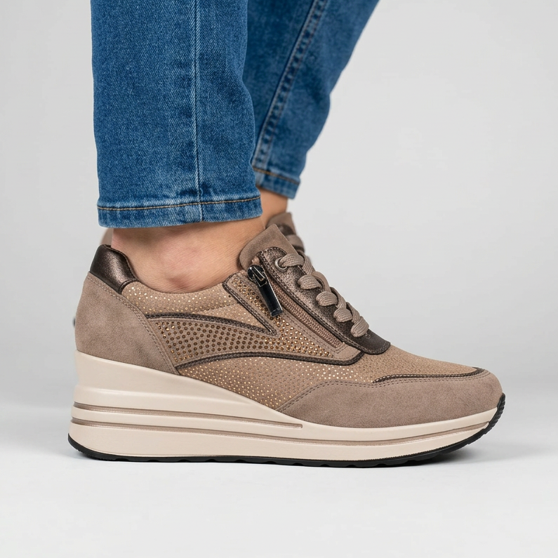 Tosca | Sneakers Comode con Zeppa