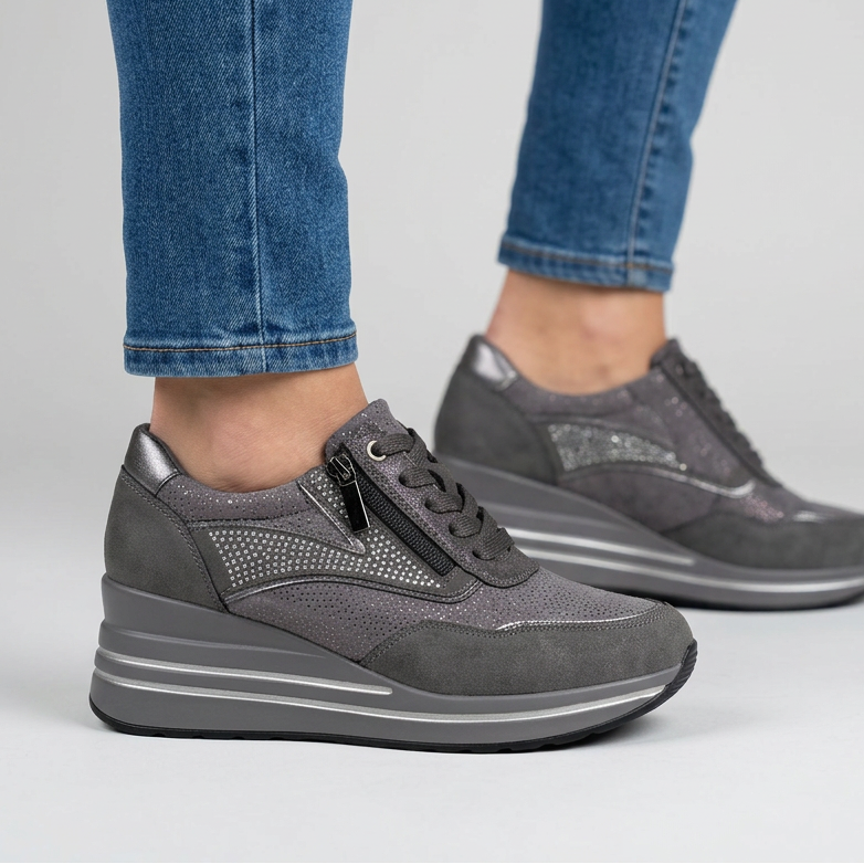 Tosca | Sneakers Comode con Zeppa